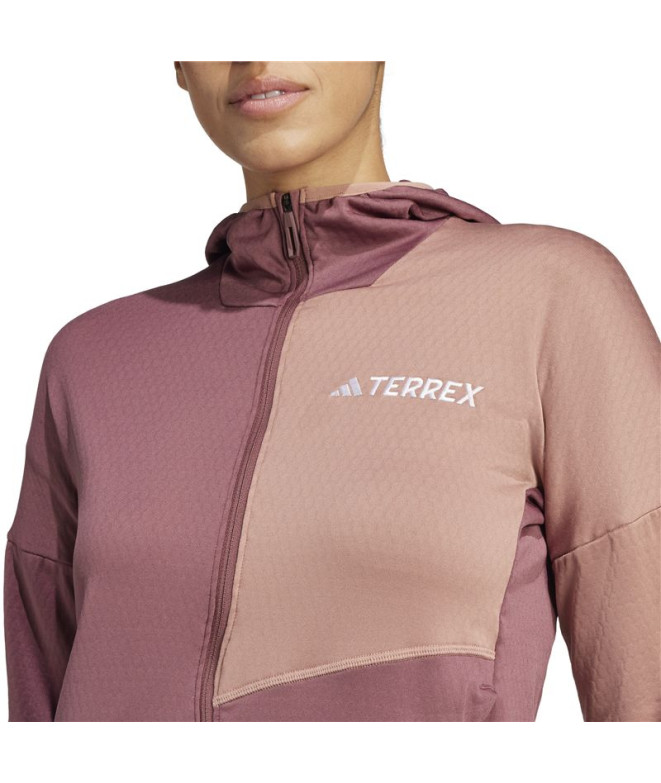 Polar de Montaña adidas Xpr Lt Fl H Mujer Morado