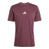 Camiseta Adidas 3Bandas Sj Homem Rubaur/Branco