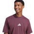 Camiseta Adidas 3Bandas Sj Homem Rubaur/Branco