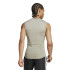 Camiseta De Fitness Adidas Techfit Compression Training Sleeveless Hombre Gris