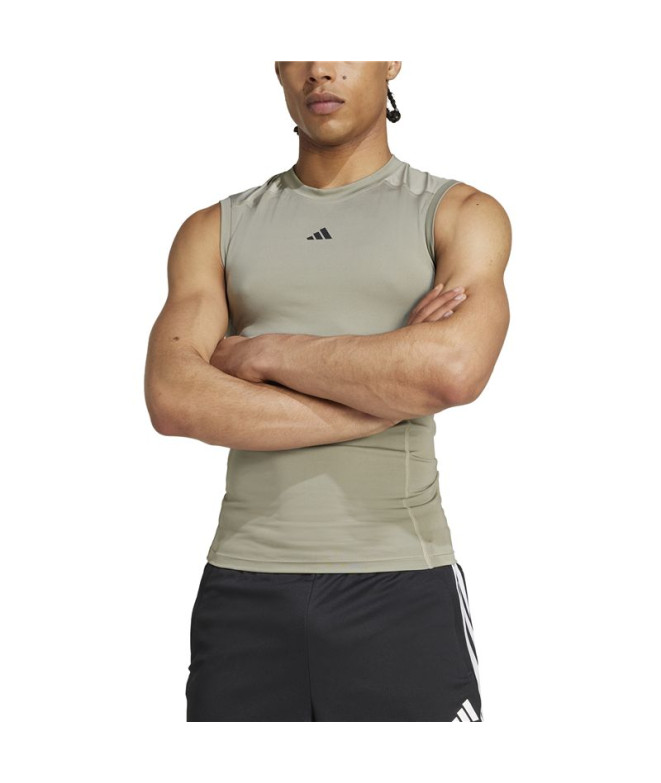 Camiseta De Fitness Adidas Techfit Compression...