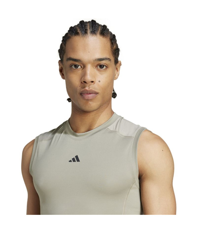 Camiseta De Fitness Adidas Techfit Compression...