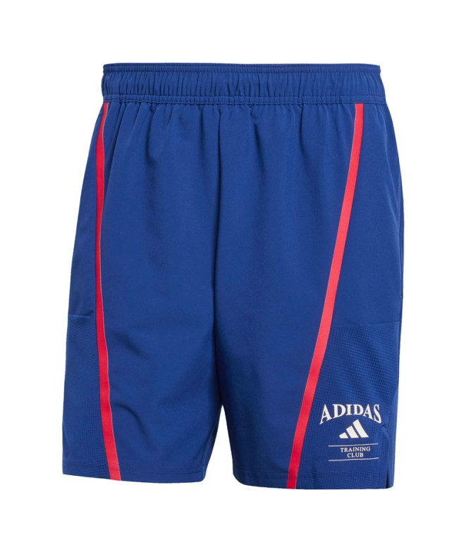 Calça de Fitness adidas D4T Heritage Short Homem Azul Escuro