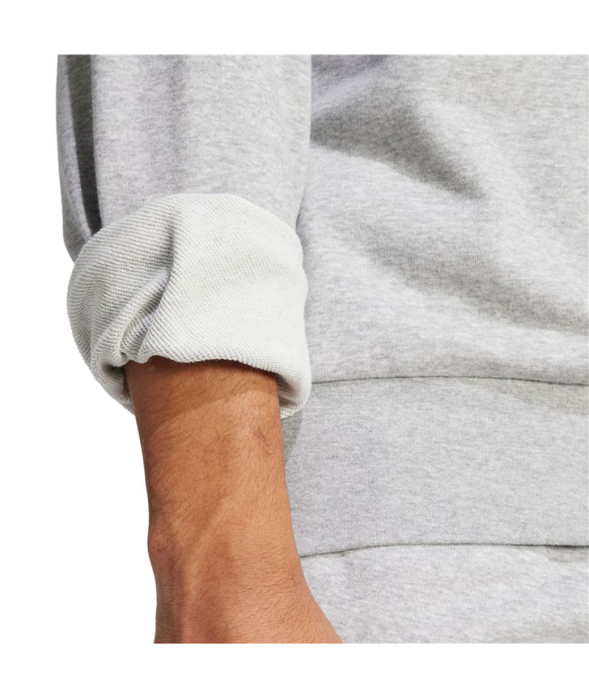 Sweat adidas Bl French Terry Swt Homme Gris/Noir