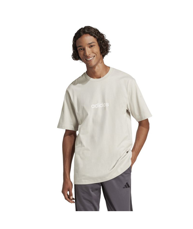 T-shirt adidas Lin Sj Homme Bleu/Blanc