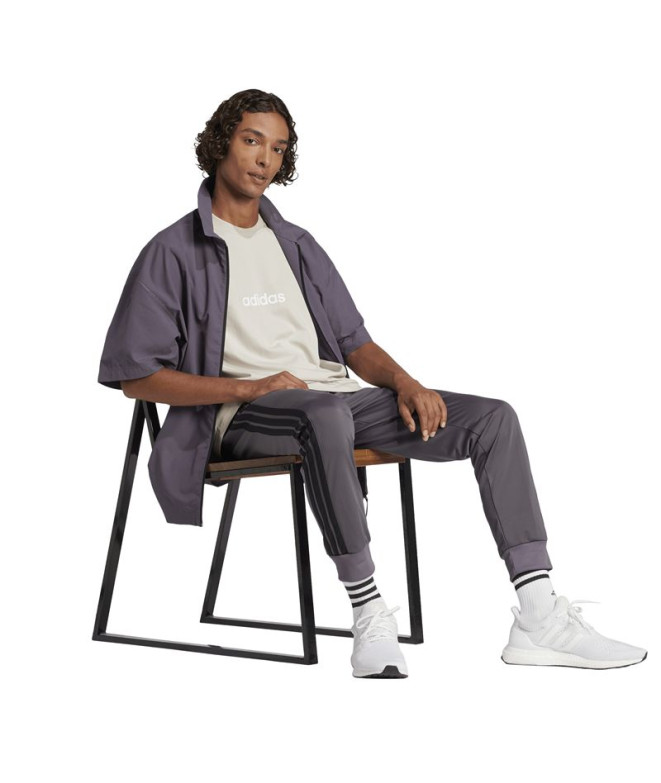 T-shirt adidas Lin Sj Homme Bleu/Blanc