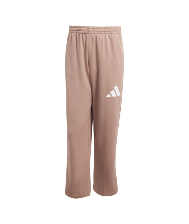 Pantalones adidas Wide French Terry Hombre Rosa/Blanco