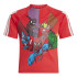 Camiseta adidas Lk Mrvl Sm Bebés Rubpur/Blanco