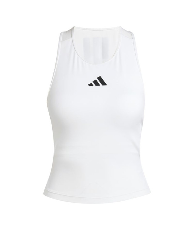 Camiseta De Fitness adidas Bra Tank 3Bandas Mujer Blanco