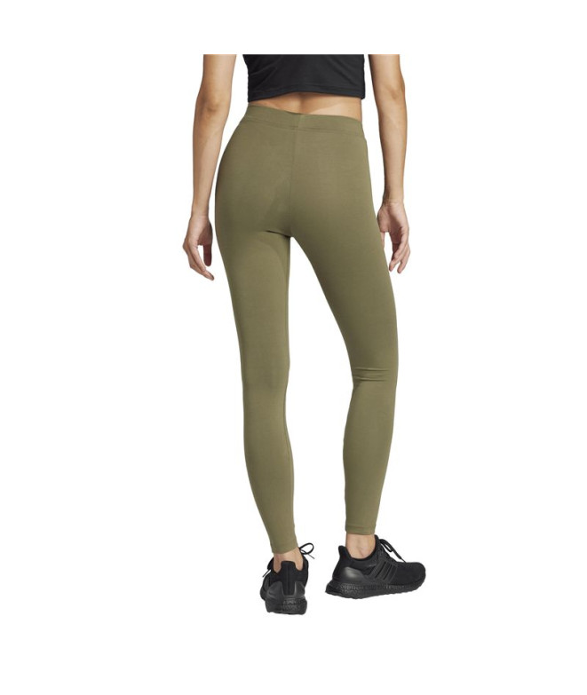 Mallas adidas Lin Sj Mujer Verde Oscuro/Blanco