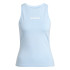 Camiseta adidas Lin Sj Tk Mulher Azul/Branco