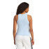 Camiseta adidas Lin Sj Tk Mulher Azul/Branco