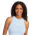 Camiseta adidas Lin Sj Tk Mulher Azul/Branco