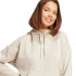 Moletom adidas Lin Fl Hd Mulher Azul/Branco