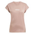 Camiseta Adidas Lin Sj Mulher Rosa/Branco