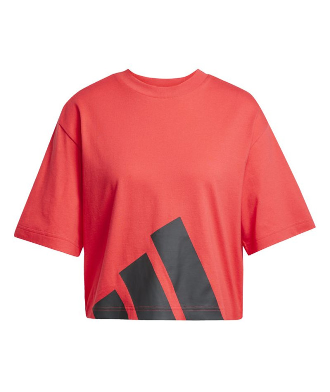 T-shirt adidas Bl Sj Bf Femme Rubpur/Noir