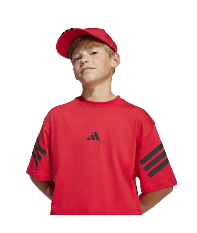 Camiseta adidas Future Icons 3 Bandas Infantil...