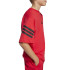 Camiseta adidas Future Icons 3 Bandas Infantil Rubpur/Preto