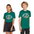 Camiseta adidas Pizza Infantil Verde Oscuro