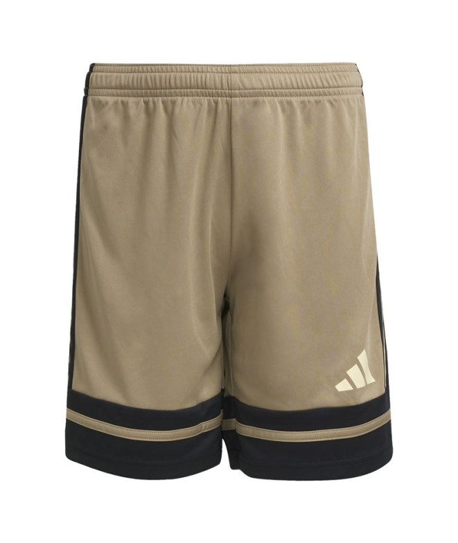 Pantalones de Fútbol adidas Squadra25 Sho Infantil Carpal/Negro
