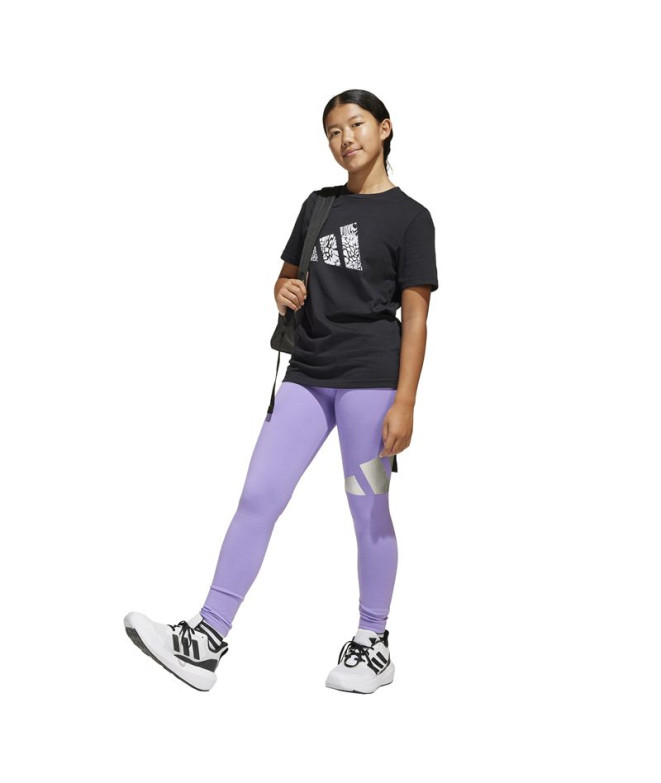 Camiseta adidas Jg Animal Logo Niña Negro