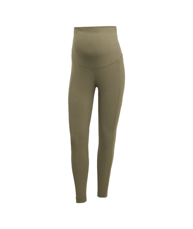 Mallas adidas Maternity Mujer Verde Oscuro