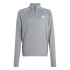 T-shirt de Fitness adidas Gt Pz Zip Ls Enfant Gris