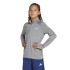 T-shirt de Fitness adidas Gt Pz Zip Ls Enfant Gris