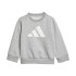 Moletom adidas I Bl Fl Jog 240 Bebês Cinza/Branco