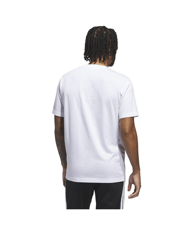 Camiseta adidas Camo Box Hombre Blanco