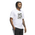 Camiseta adidas Camo Box Hombre Blanco