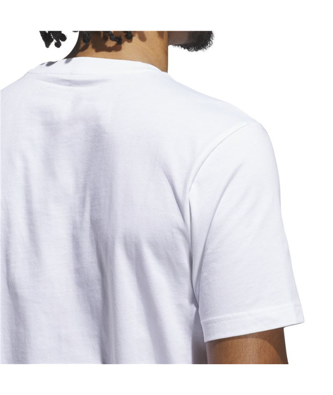 Camiseta adidas Camo Box Hombre Blanco