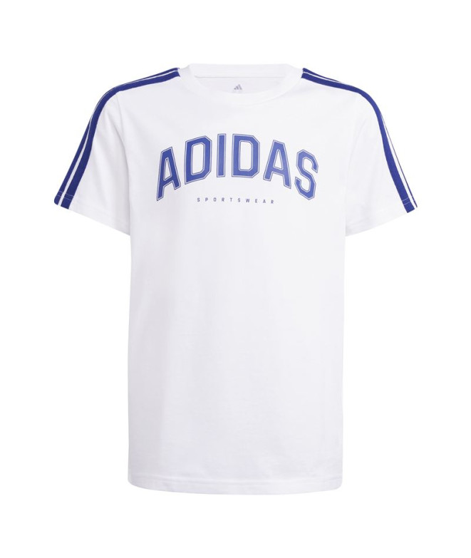 T-shirt adidas Colleg Enfant Blanc