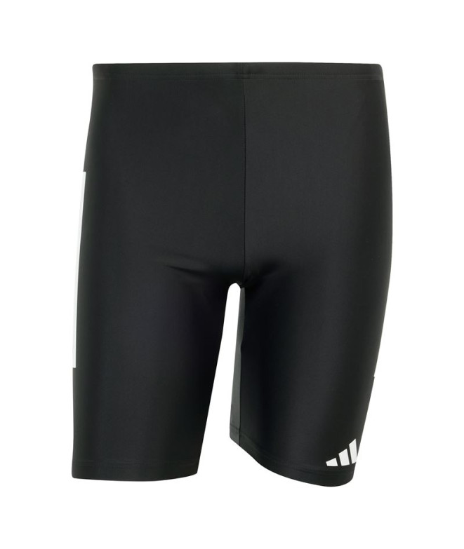 Jammer de Natación adidas 3 Bandas Bld Jam Hombre Negro/Blanco