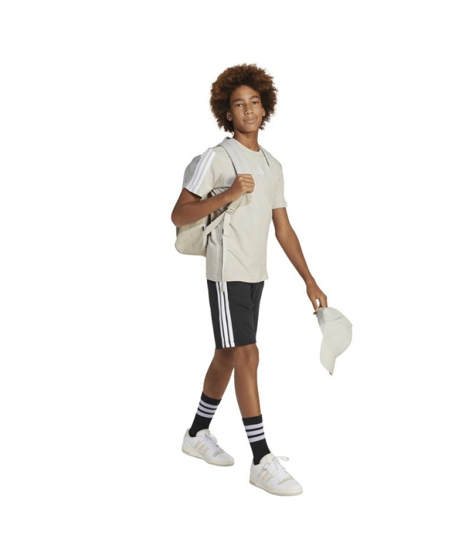 Camiseta adidas 3Bandas 160 Infantil Azul/Blanco