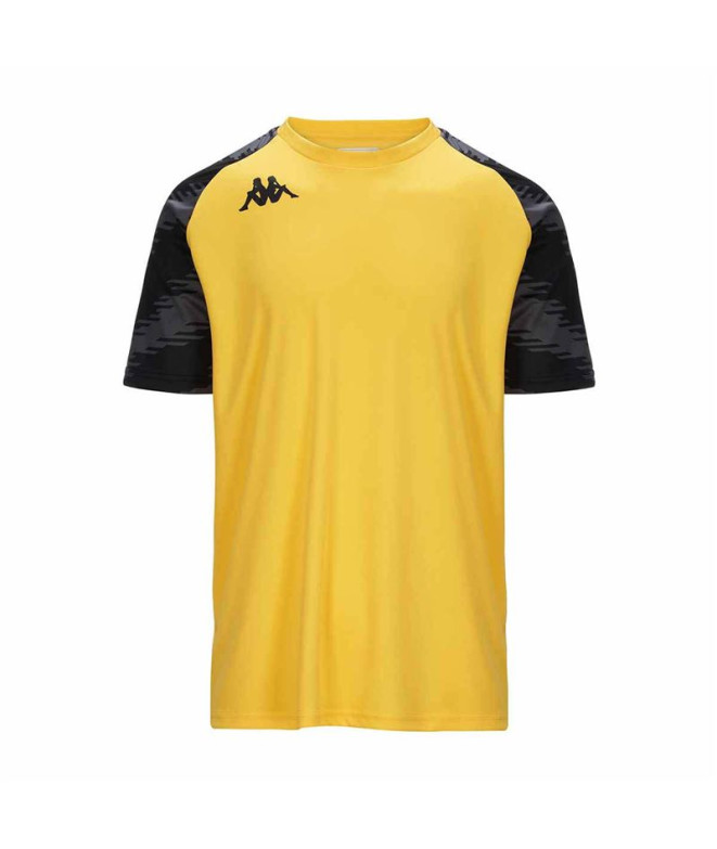 Moletom Futebol Kappa Daverno Homem Amarelo/Preto