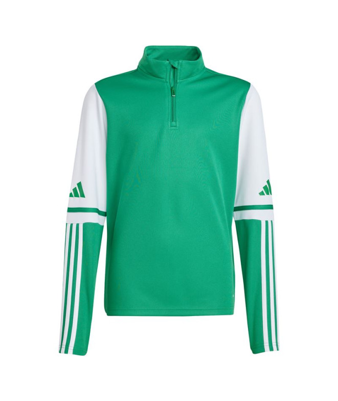 Camiseta de Futebol adidas Squadra25 Tr Top Infantil Verde/Branco