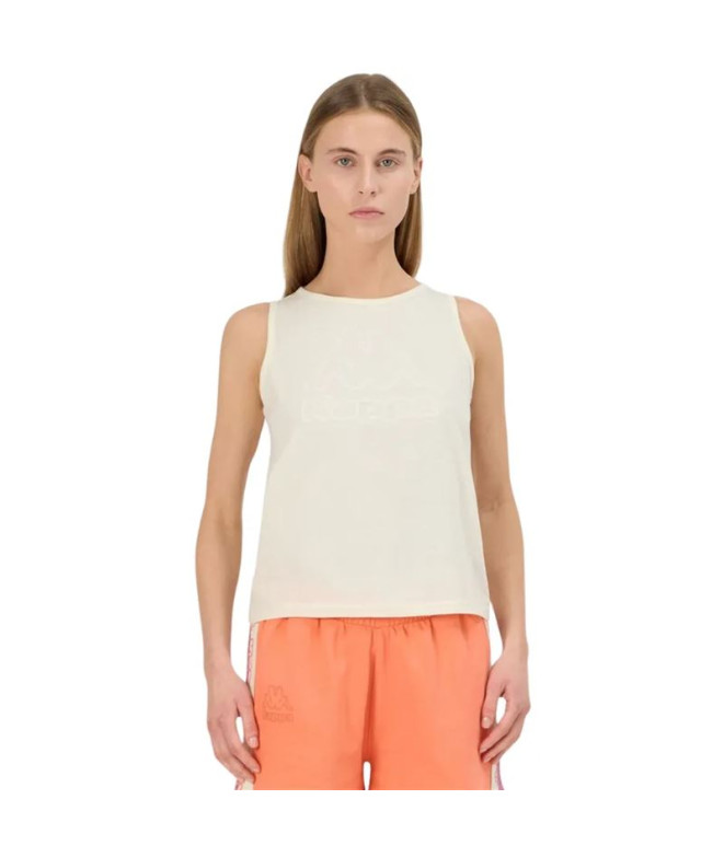 Camiseta  Kappa Gria White Whisper Mujer