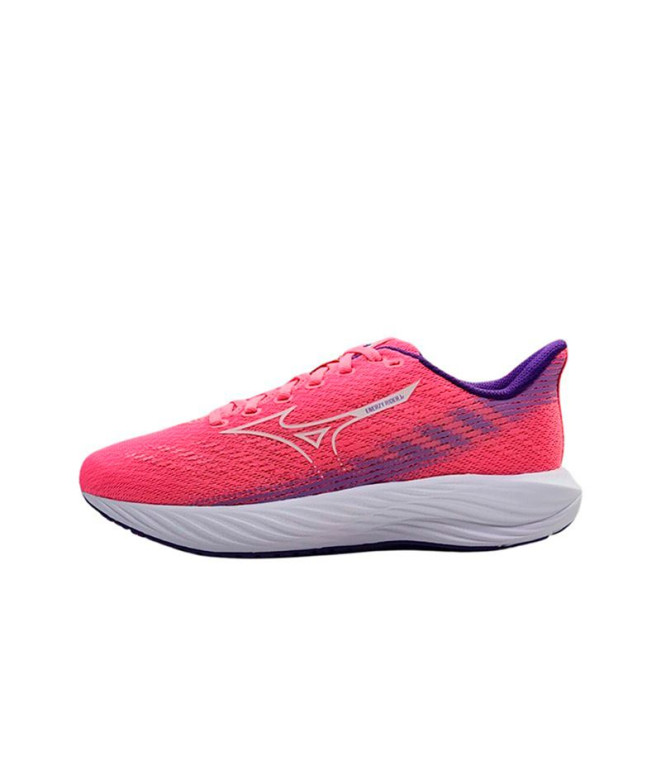 Zapatillas De Running Mizuno Enerzy Rider Jr Infantil Rosa Camelia