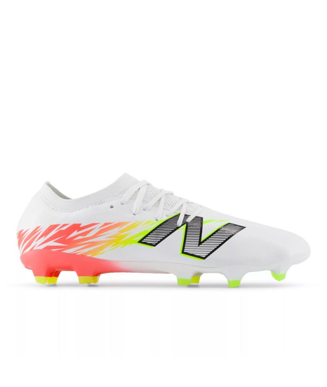 Botas De Fútbol New Balance Furon Pro Fg V8 Hombre White