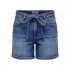 Pantalón Only Onlgianna Mw Belted Shorts Azg Dnm Noos Mujer Medium Blue Denim