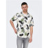 Camisa Only & Sons Onswayne Life Aop Ss Viscose Noos Antique White Hombre