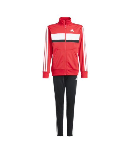 Chandal adidas 3 Bandas Tiberio Ts Infantil Granate/Blanco