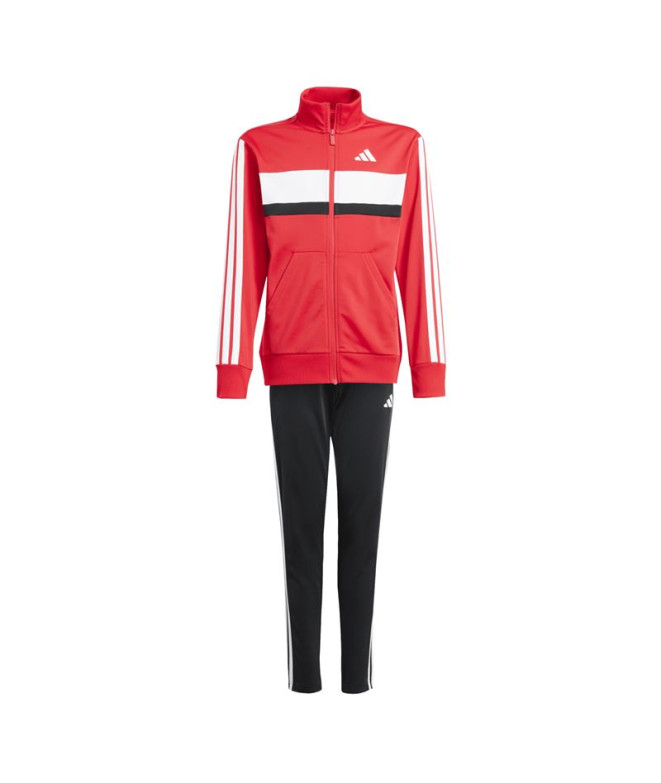 Chandal adidas 3 Bandas Tiberio Ts Infantil Rubpur/Blanco