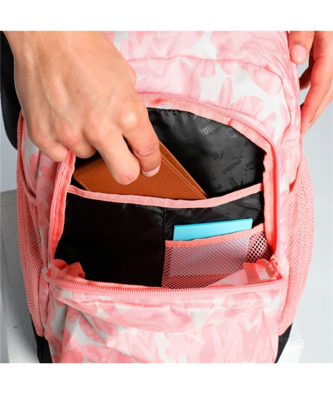 Mochila Puma Academy Aop Bac, Fruta Rosa, Homem