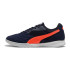 Zapatillas De Fútbol Puma King It New Navy-Glowing Red-Silver Mist Infantil