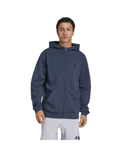 Veste de Fitness adidas D4T Full-Zip Ho Homme Bleu 2