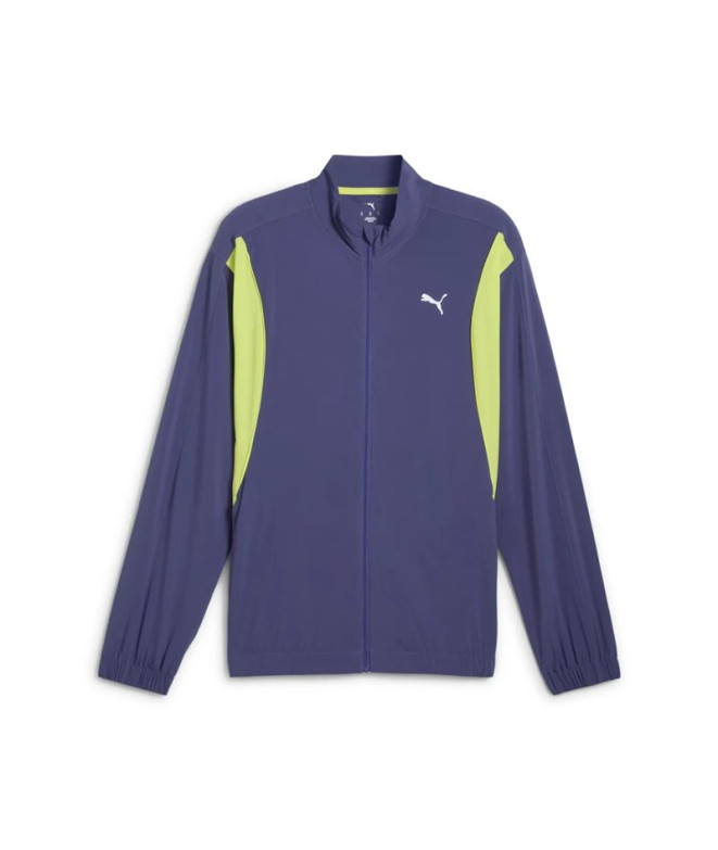 Veste de Running Puma Run Velocity Woven J Homme Bleu Cristal