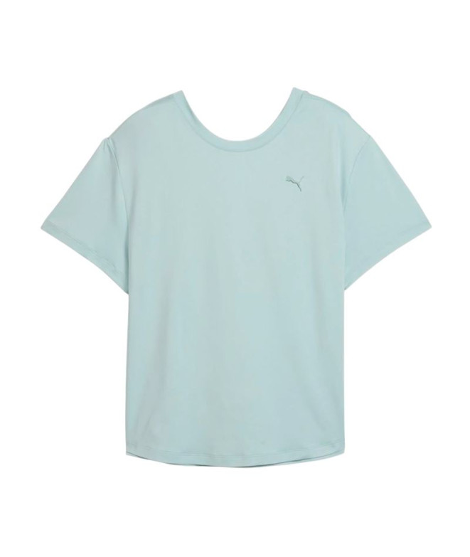 Camiseta De Fitness Puma Move Cloudspun Loose, Modern Mint, Mulher