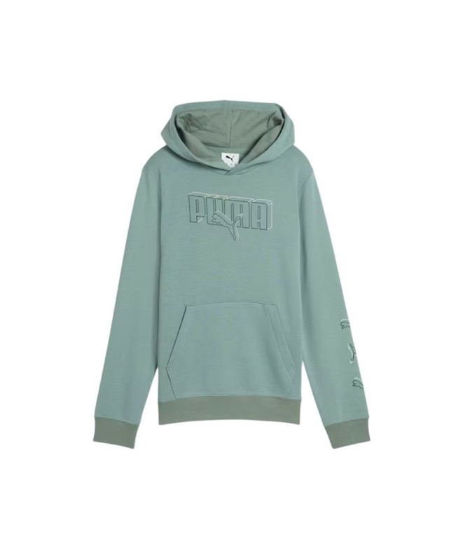 Moletom Puma Essentials Logo Lab Executi,Green Moon Infantil